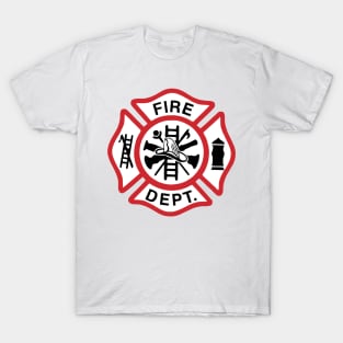 Firefighter Maltese Cross - Firefighter Gifts for Families T-Shirt